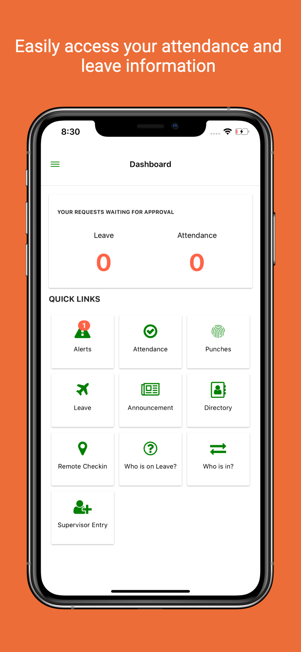 screenshot of InnBuilt HRMS